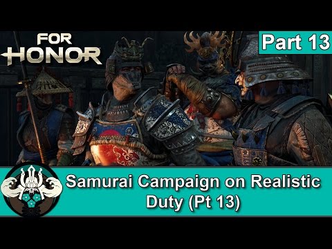 For Honor Samurai Campaign Walkthrough on Realistic Part 13 Orochi - PS4 Pro Gameplay