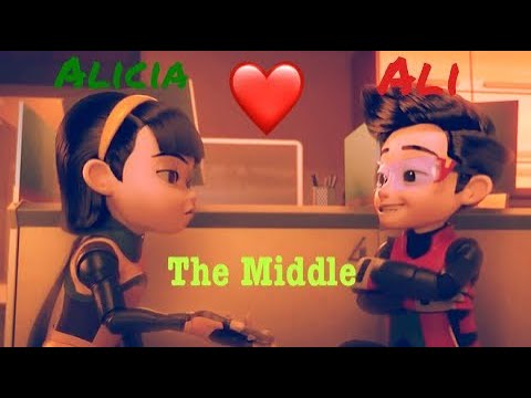 100 Subs Special | Ejen Ali X Alicia {AMV} ~ The Middle