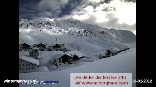 preview picture of video 'Zürs webcam time lapse 2011-2012'
