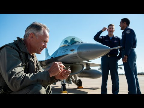 Luftwaffenoffiziere wiesen den alten Mechaniker ab – bis er das Jet nur mit seinem Messer reparierte