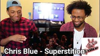 The Voice 2017 Knockout - Chris Blue: &quot;Superstition&quot; (REACTION)