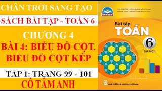 Sách bài tập - Toán 6 - Chân trời sáng tạo - Chương 4 - Bài 4 - Biểu đồ cột. Biểu đồ cột kép
