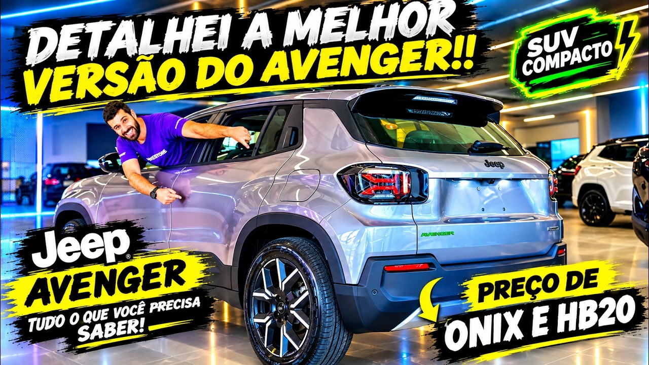 REVIEW E AVALIAÇÃO MECÂNICA JEEP AVENGER LONGITUDE COM TETO SOLAR 2027 | MELHOR QUE TERA E KARDIAN?