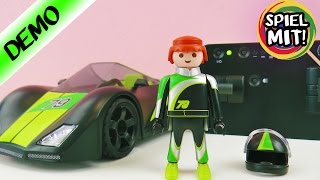 Playmobil FERNGESTEURTES AUTO! FÜR HEFTIGE RENNEN! 9089 RC-Supersport Car Deutsch - Spiel mit mir