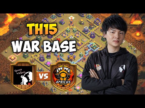 Queen Walkers vs Apricus Esports Bases | Top 3 TH15 War Bases with Link
