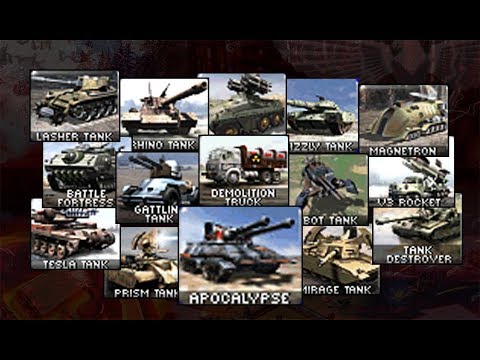 Vehicles Units Statistics,  Pros & Cons - Red Alert 2 [YR]