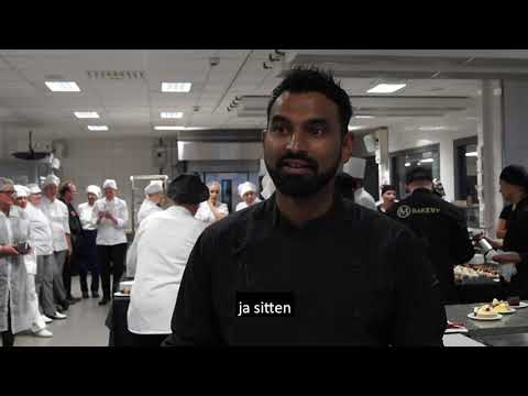 Vinesh Johny koulutti konditoria-alan ammattilaisia Suomessa