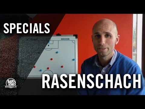 Rasenschach mit Benjamin Sachs (Chefscout SG Rot-Weiss Frankfurt) - Spieleröffnung | MAINKICK.TV