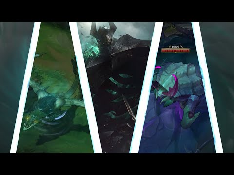 The Swarm: Old Mordekaiser with Dragon Ghost and Herald.