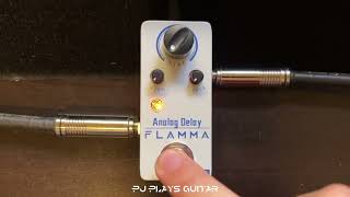 Video thumbnail for Flamma FC17 Analog Delay No Talking Demo by Medins Make Music