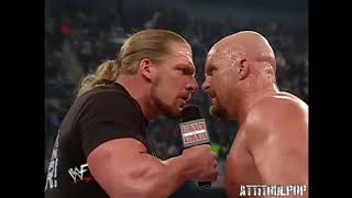 HHH Tries To Provoke Stone Cold 01 15 2001