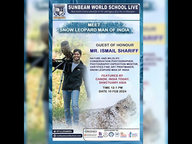 Sunbeam World School Welcomes Guest of Honour Mr. Ismail Shariff 📸