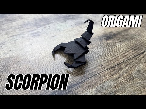 Easy Origami Scorpion Tutorial Step By Step | How to Make Origami Scorpion
