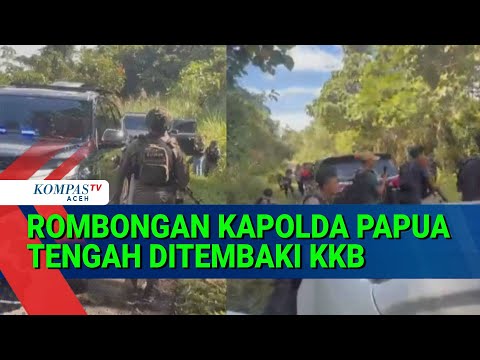 Hujan Peluru di Nabire! Rombongan Kapolda Papua Tengah Diserang KKB