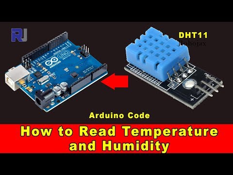 How to use DHT11 Temperature and Humidity Sensor RJT40