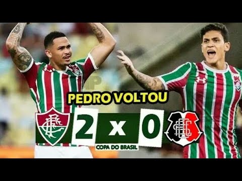 FLUMINENSE 2 x 0 SANTA CRUZ MELHORES MOMENTOS COPA DO BRASIL 17/04/2019