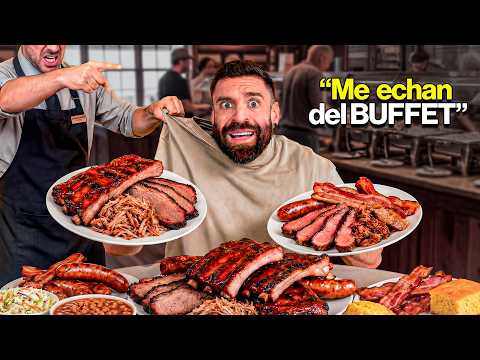 COMÍ SIN PARAR en el MEJOR BUFFET de CARNE en ESTADOS UNIDOS