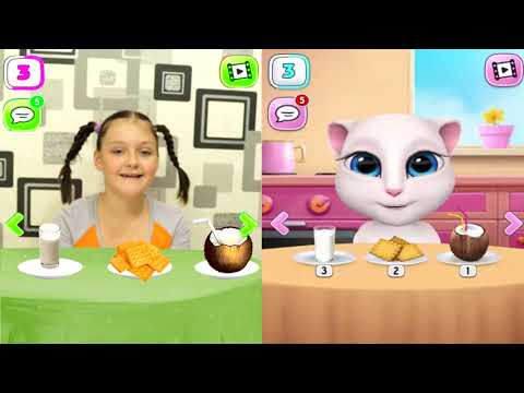 Imitate Talking Angela & Talking Tom in real life by lera style