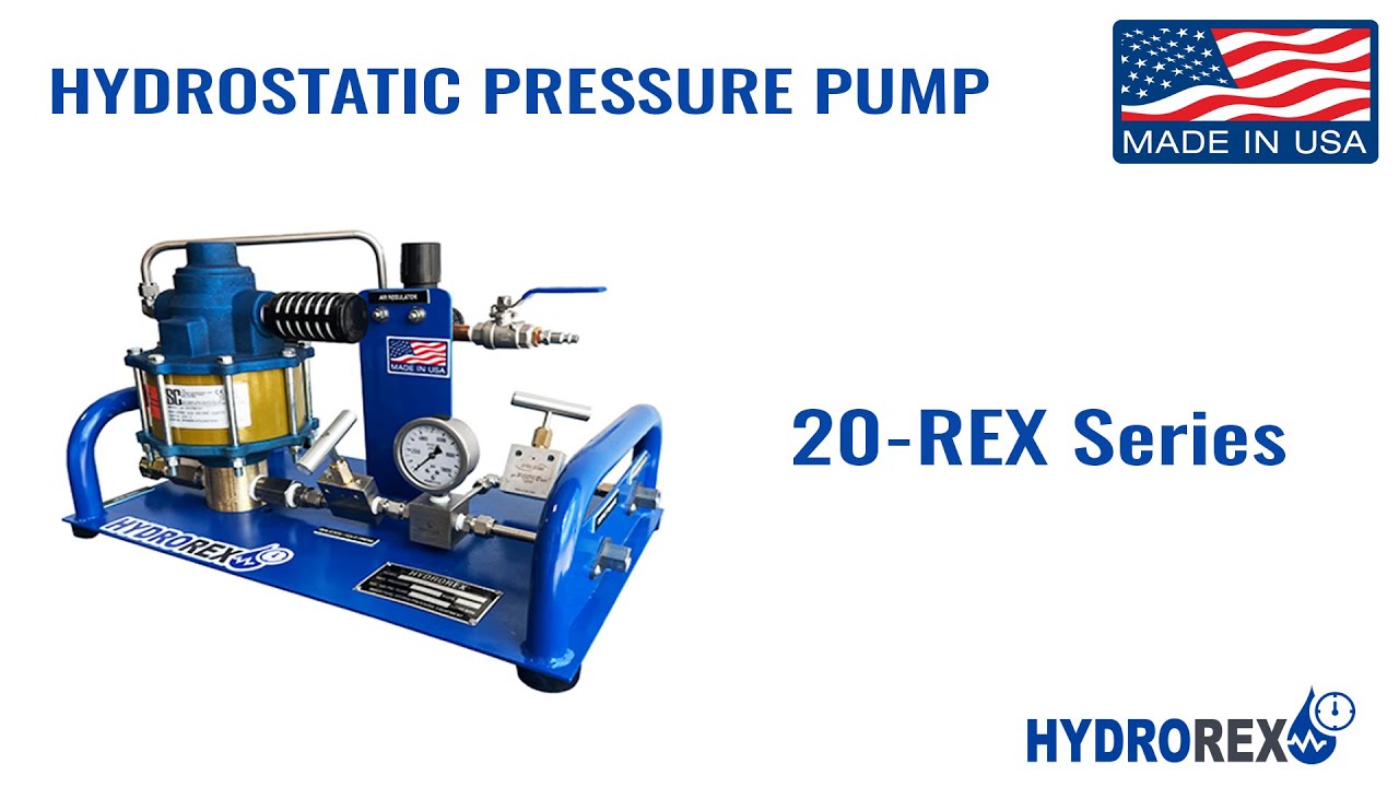 Hydrostatic Test Pump for Hydro Pressure Testing | Hydrorex