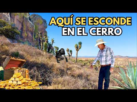 THE BANDIT OF PITO LOCO HIDES HIS TREASURE IN THE HILL