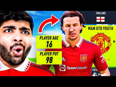 I FIXED MAN UTD with YOUTH ACADEMY Players Only...👶