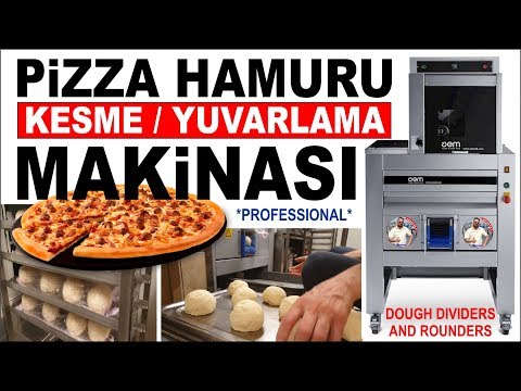 PiZZA HAMURU KESME ve YUVARLAMA MAKiNASI | DOUGH DIVIDERS AND ROUNDERS