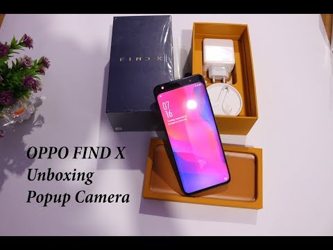 Oppo Find X Unboxing Pakistan | Oppo's Flagship Device with Popup Camera Video