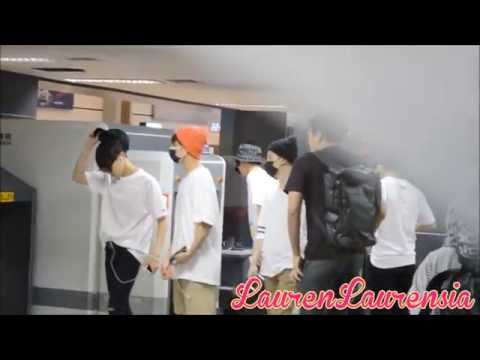 150911 BTS (방탄소년단) @ Soekarno Hatta International Airport ( Departure to Haneda )