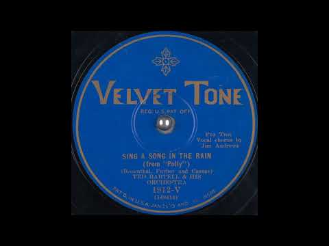 Ted Bartell & his orchestra - Sing a Song in the Rain (1929)