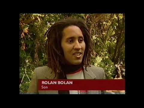 BBC London News Marc Bolan's Bronze unveiling 2002.