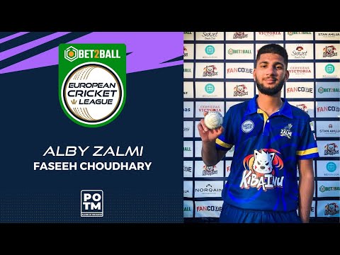 POTM: F.Choudhary - ALZ vs MSK | Highlights | Bet2Ball European Cricket League Day 3, Group D |ECL22