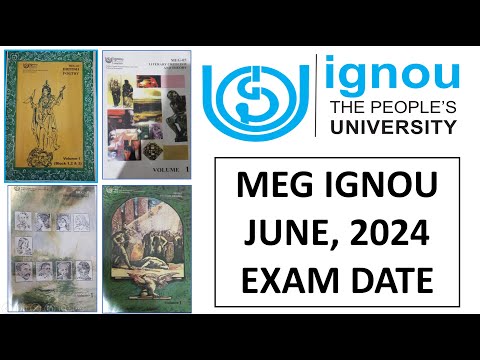 IGNOU MA English Exam Date || MEG Term End Exam Dates