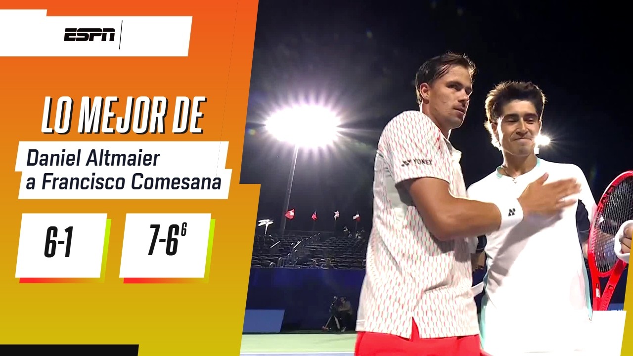 FRANCISCO COMESAÑA CAYÓ ANTE ALTMAIER Y SE FUE EN SEGUNDA RONDA DE WINSTON-SALEM | RESUMEN