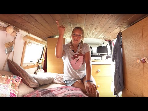 Roomtour #7 – VW T5 – zwei Campervans von Happiness comes in a van 🚐🐕💁‍♀️ 4 Mädels, 3 Hunde, 4 Busse