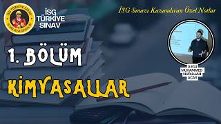 1. Bölüm - KİMYASALLAR - 2026 isg ders notları