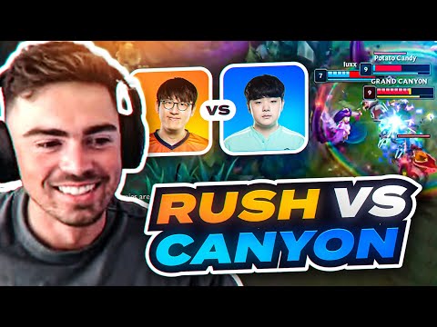 RUSH vs CANYON *INSANE JUNGLE GAP*