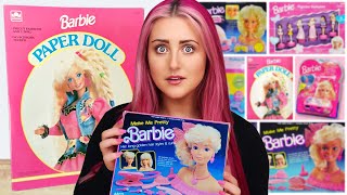 I Tested Vintage Barbie Crafts from our Childhood