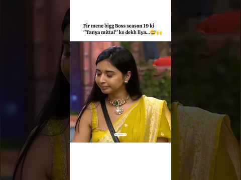 Reel tagged #biggboss