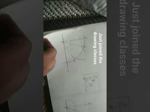 just joined drawing classes for elementary exams (geomatrical construction basic)