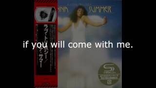 Donna Summer - Come with Me LYRICS - SHM &quot;A Love Trilogy&quot; 1976
