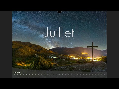 🏔📅 Mois de JUILLET - Calendrier perpétuel ou 2022 📅🏔