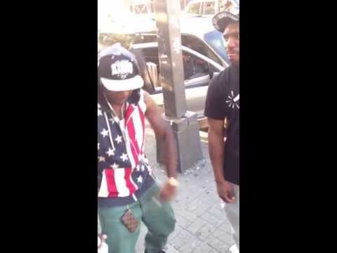Breeze Baybe x Loaded Lux  (Savannah to Harlem) In Front Of Apollo Theater NYC