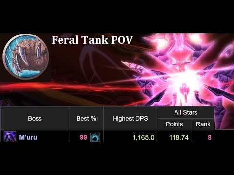 Sunwell Plataeu - M'uru Feral Tank Week 1, rank 8