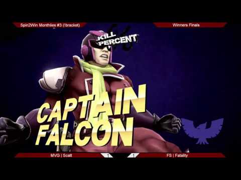 Spin2Win Monthlies 3 - Winners Finals - FS Fatality (Cpt. Falcon) vs. MVG Scatt (Megaman, Clouud)