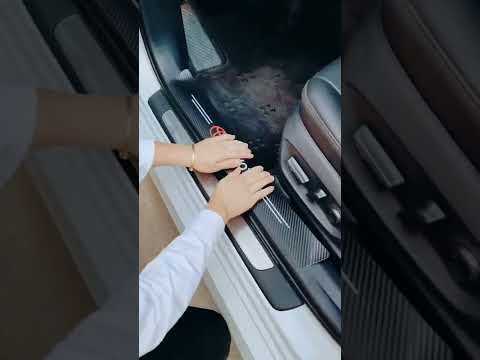 Custom car door sill protection stickers for Toyota
