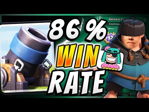 86% WIN RATE! FAST CYCLE MORTAR BAIT DECK — Clash Royale