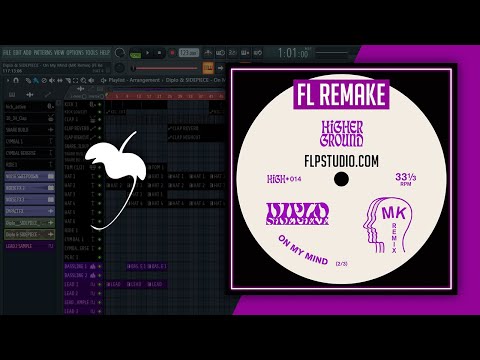 Diplo & SIDEPIECE - On my mind Mk Remix Fl Studio Remake
