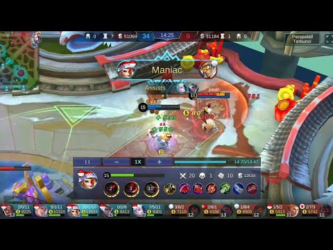 Top global 1 Ruby || Build + GamePlay Auto Maniac