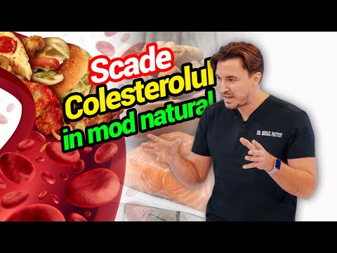 Scade COLESTEROLUL în mod natural