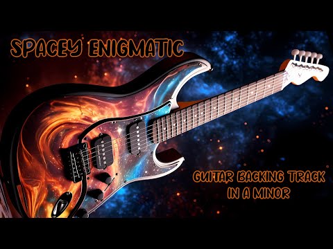 Spacey Enigmatic Guitar Backing Track in A Minor